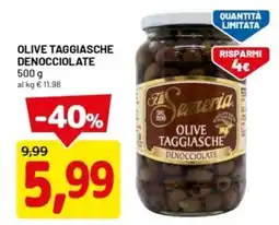 DPiù Olive taggiasche denocciolate offerta
