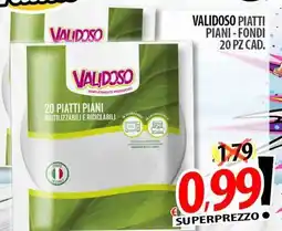 Il Genio Supermercato Validoso piatti piani - fondi offerta