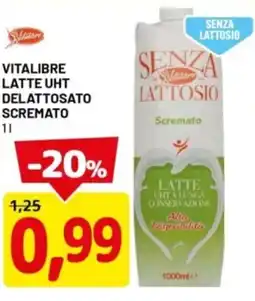 DPiù Vitalibre latte UHT delattosato scremato offerta