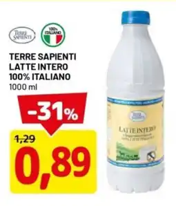 DPiù Terre sapienti latte intero 100% italiano offerta