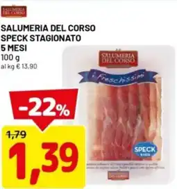 DPiù Salumeria del corso speck stagionato 5 mesi offerta