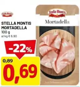 DPiù Stella montis mortadella offerta