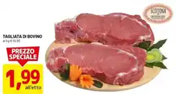 DPiù Tagliata di bovino offerta