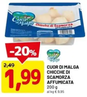 Cuor di malga chicche di scamorza affumicata