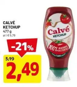 DPiù Calvé ketchup offerta