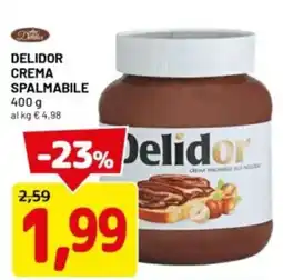 DPiù Delidor crema spalmabile offerta