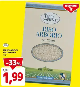 DPiù Terre sapienti riso arborio offerta