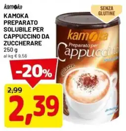 DPiù Kamoka preparato solubile per cappuccino da zuccherare offerta