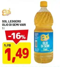 DPiù Sol leggero olio di semi vari offerta
