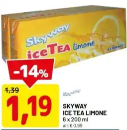 DPiù Skyway ice tea limone offerta