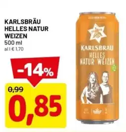 DPiù Karlsbräu helles natur weizen offerta