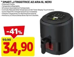 DPiù Smart-j friggitrice ad aria 6l nero offerta