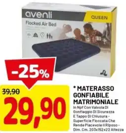 DPiù Materasso gonfiabile matrimoniale offerta