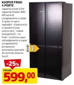 DPiù Kooper frigo 4 porte offerta