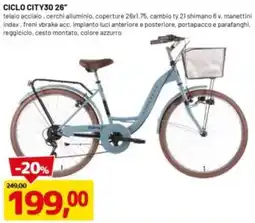 DPiù Ciclo city30 26" offerta