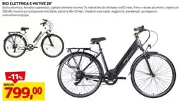 DPiù Bici elettrica e-motive 28" offerta