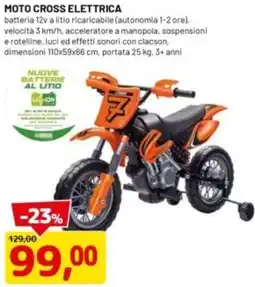 DPiù Moto cross elettrica offerta