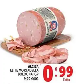 Deco Supermercati Alcisa elite mortadella bologna igp offerta