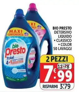 Deco Supermercati Bio presto detersivo liquido, classico, color offerta