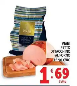 Deco Supermercati Viani petto di tacchino al forno offerta
