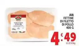Deco Supermercati Aia fettine di filetto di pollo offerta