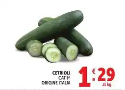 Deco Supermercati Cetrioli offerta