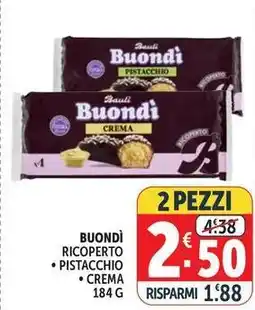 Deco Supermercati Buondì ricoperto, pistacchio, crema offerta