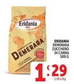 Deco Supermercati Eridania demerara zucchero di canna offerta