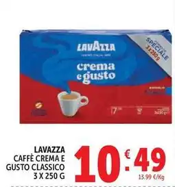 Deco Supermercati Lavazza caffè crema e gusto classico offerta