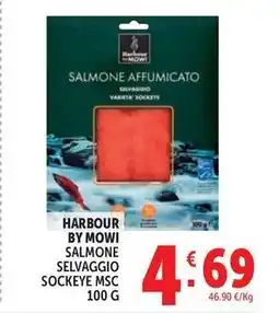 Deco Supermercati Harbour by mowi salmone selvaggio sockeye msc offerta