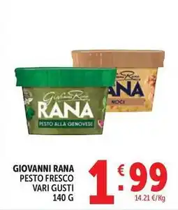 Deco Supermercati Giovanni rana pesto fresco offerta