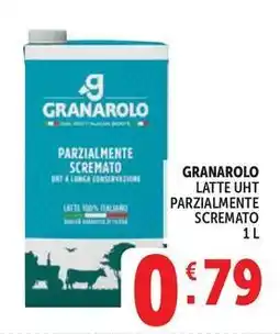 Deco Supermercati Granarolo latte uht parzialmente scremato offerta