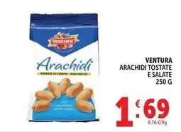 Deco Supermercati Ventura arachidi tostate e salate offerta