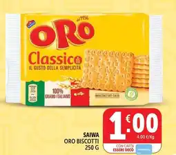 Deco Supermercati Saiwa oro biscotti offerta