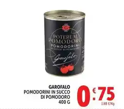 Deco Supermercati Garofalo pomodorini in succo di pomodoro offerta