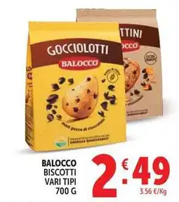 Deco Supermercati Balocco biscotti offerta