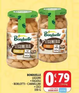 Deco Supermercati Bonduelle legumi, fagioli, ceci offerta