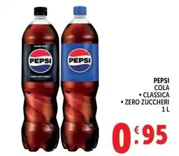 Deco Supermercati Pepsi cola, classica, zero zuccheri offerta
