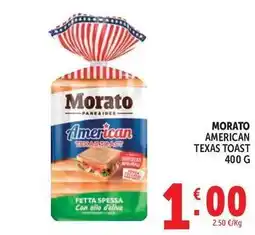 Deco Supermercati Morato american texas toast offerta