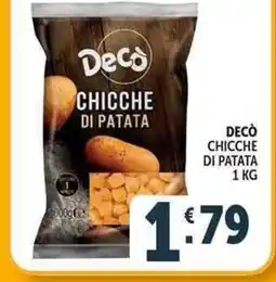 Deco Supermercati Decò chicche di patata offerta