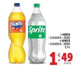 Deco Supermercati Fanta, sprite offerta