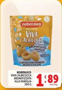 Deco Supermercati Noberasco viva l'albicocca aromatizzata alla vaniglia offerta