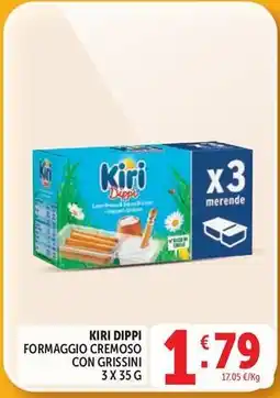 Deco Supermercati Kiri dippi formaggio cremoso con grissini offerta