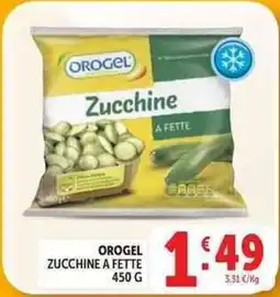 Deco Supermercati Orogel zucchine a fette offerta