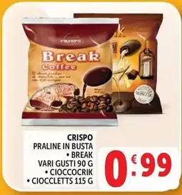 Deco Supermercati Crispo praline in busta offerta