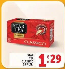 Deco Supermercati Star tea classico offerta