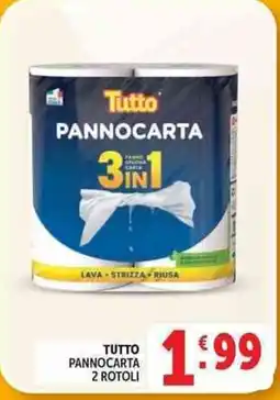 Deco Supermercati Tutto pannocarta 2 rotoli offerta