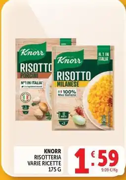 Deco Supermercati Knorr risotteria offerta