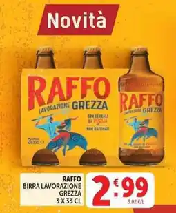 Deco Supermercati Raffo birra lavorazione grezza offerta
