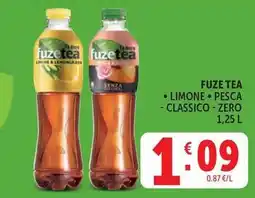 Deco Supermercati Fuze tea, limone, pesca offerta